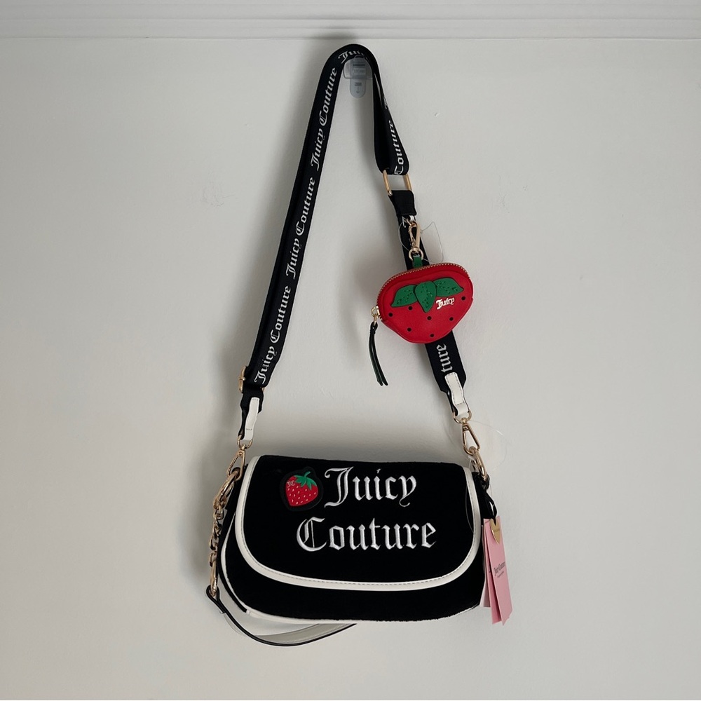 juicy couture: sweet n juicy small flap shoulder bag